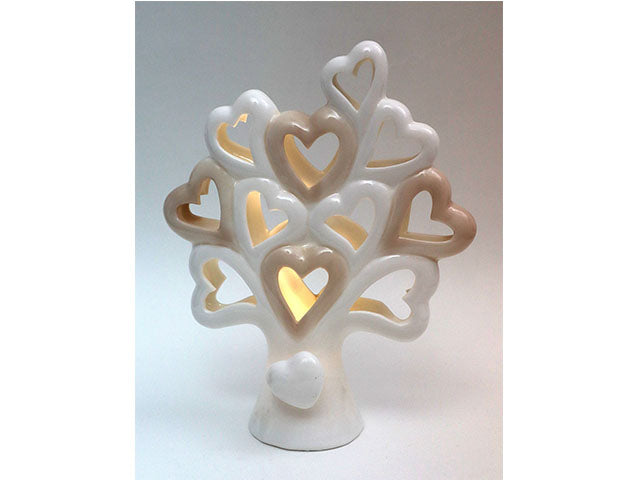 albero vita cuori c/led 16.5cm l1873