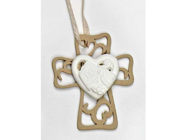 croce legno c/dec.cresima l1907