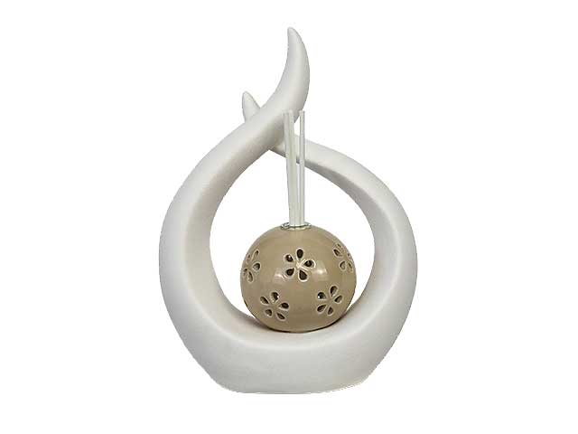 Profumatore con led 20,5cm bianco l2109
