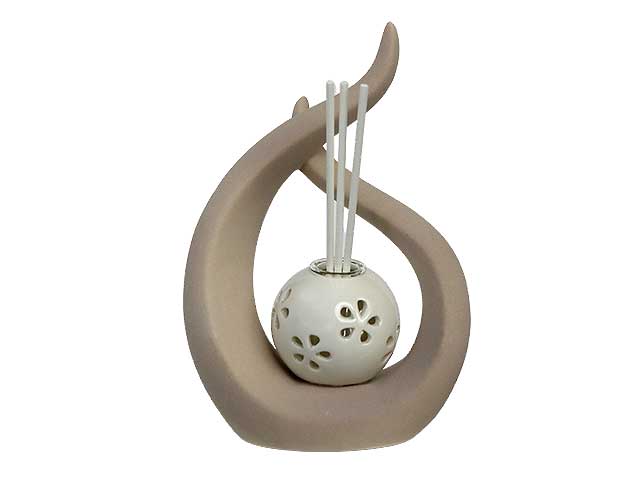 Profumatore con led 17cm bianco l2112