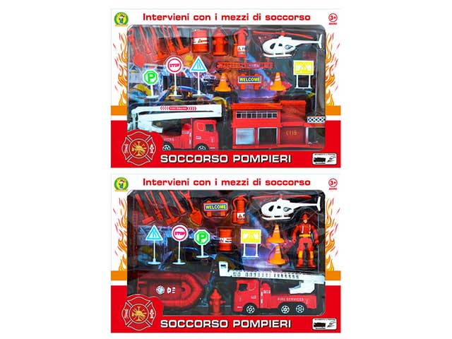 Playset soccorso pompieri