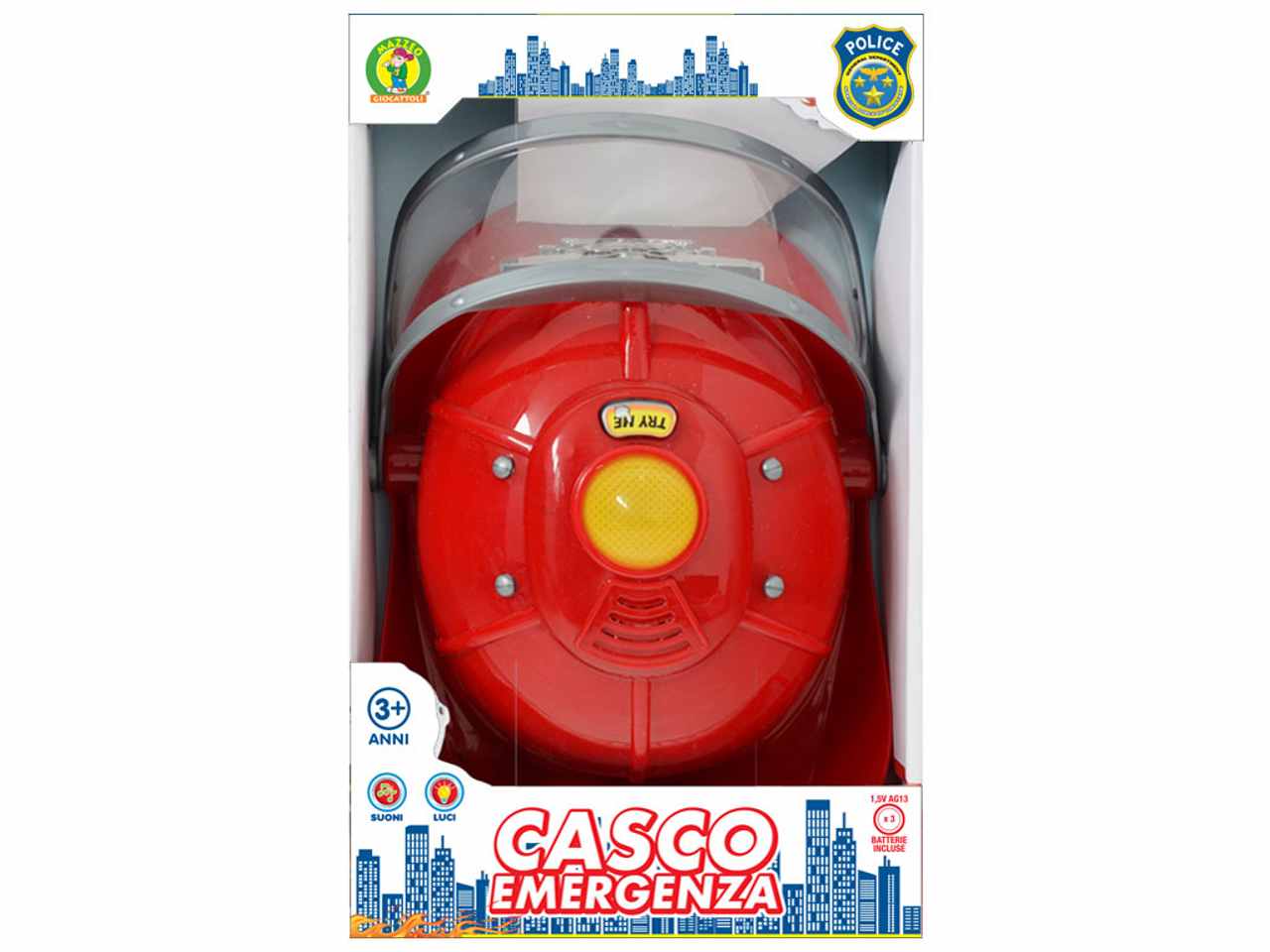 Casco emergenza vigili del fuoco