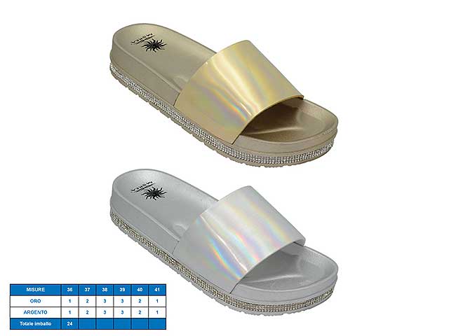 Ciabatte a fascia donna costa smeralda taglia 36-41
