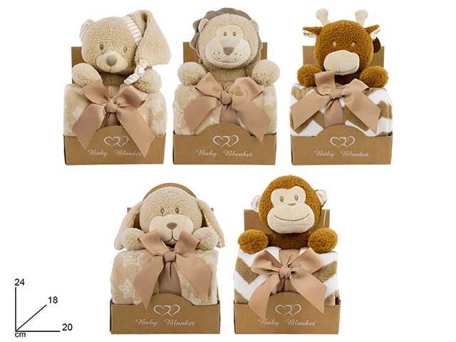 Peluche c/coperta dolci sogni 20729776