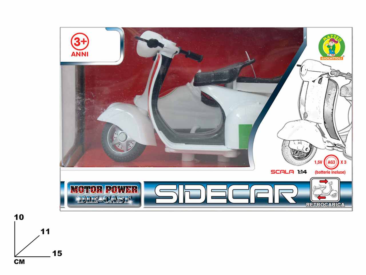 Sidecar die cast