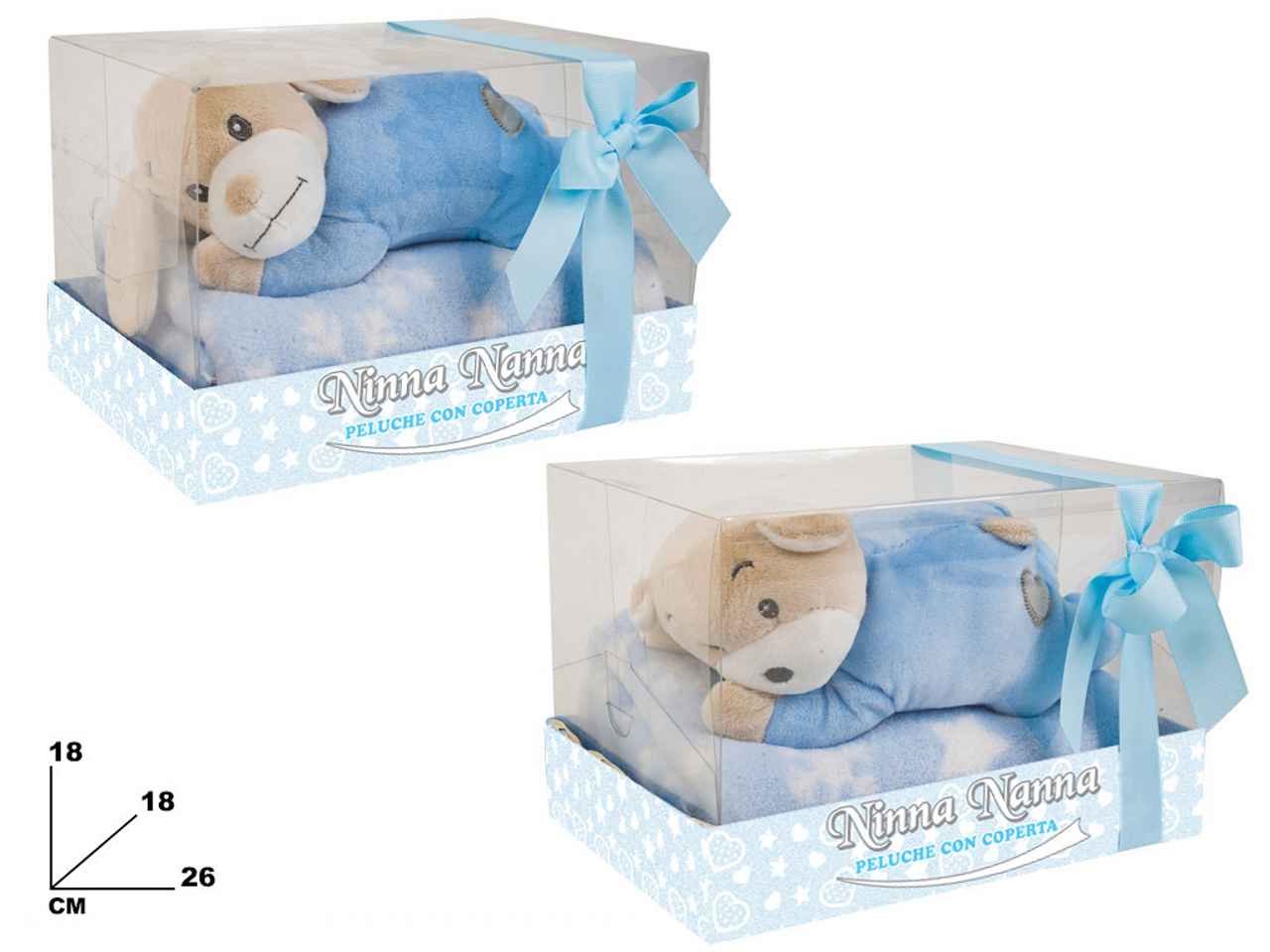 Ninna nanna peluche con coperta