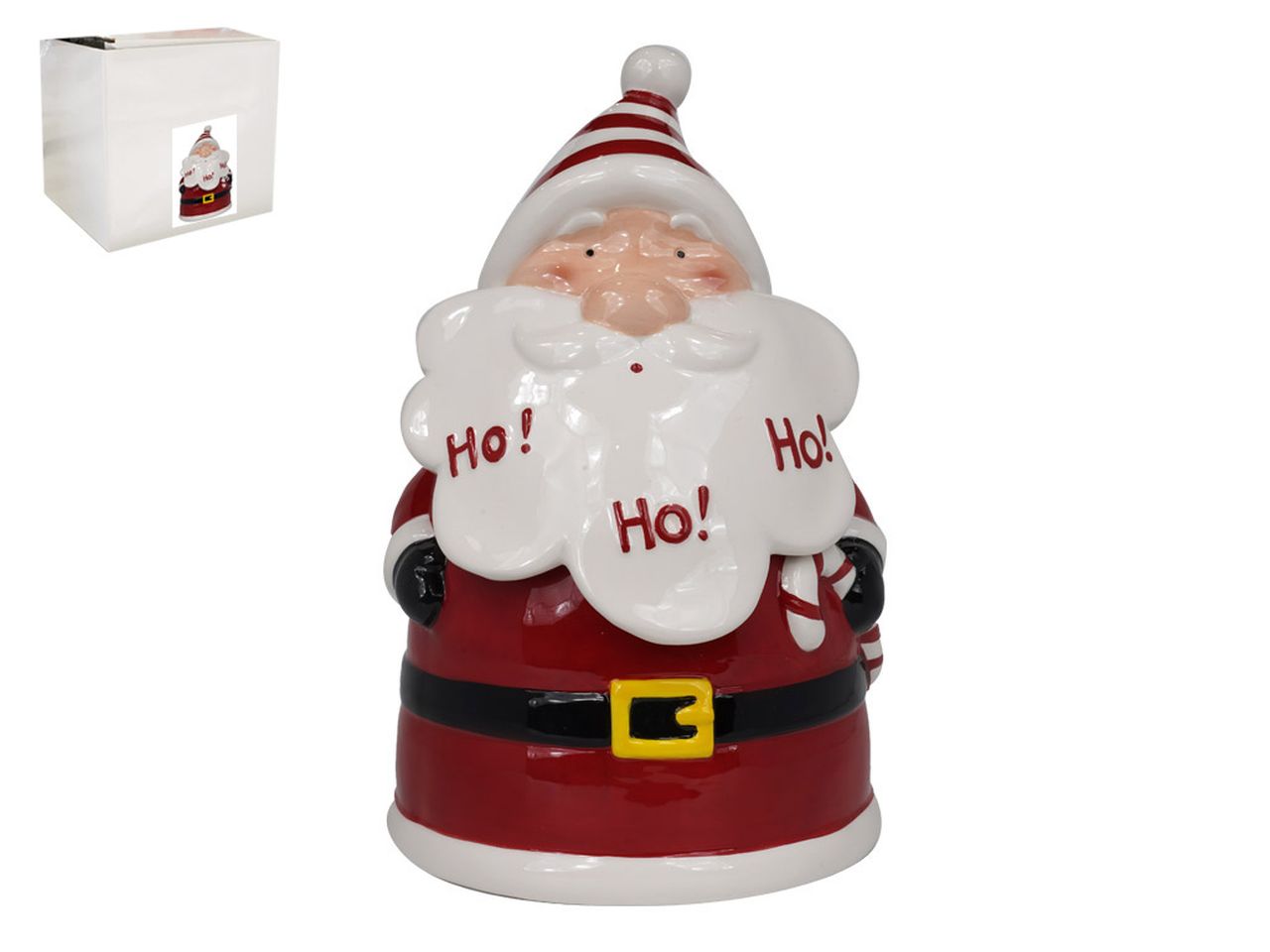 Contenitore decorativo babbo natale
