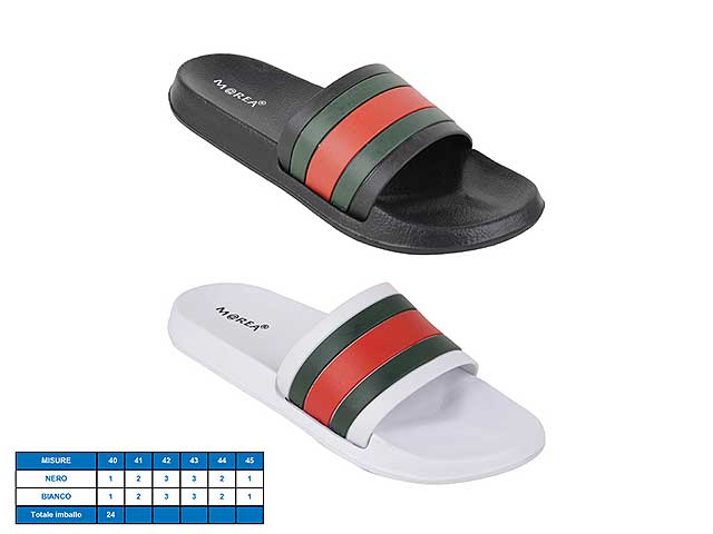 Ciabatte a fascia taglia 40-45