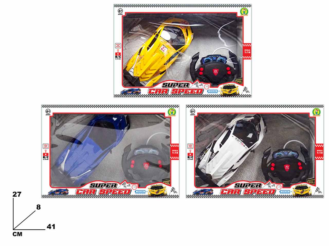 Auto super car speed radiocomandata