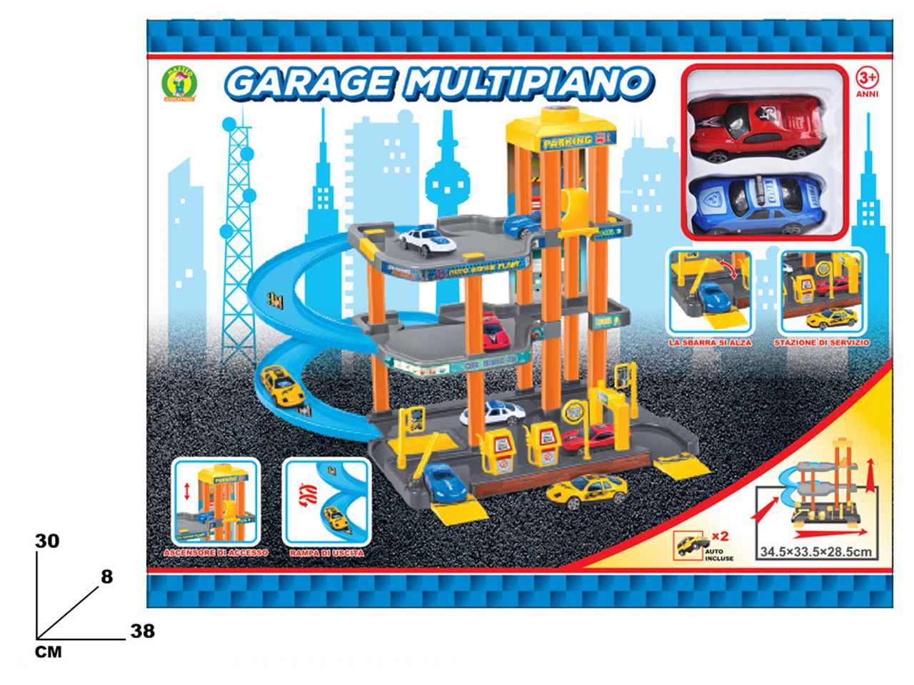 Playset garage multipiano 20803995