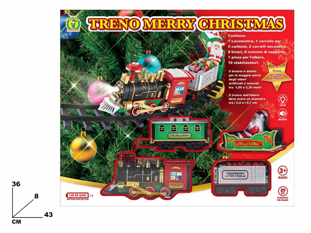 Pista treno merry christmas