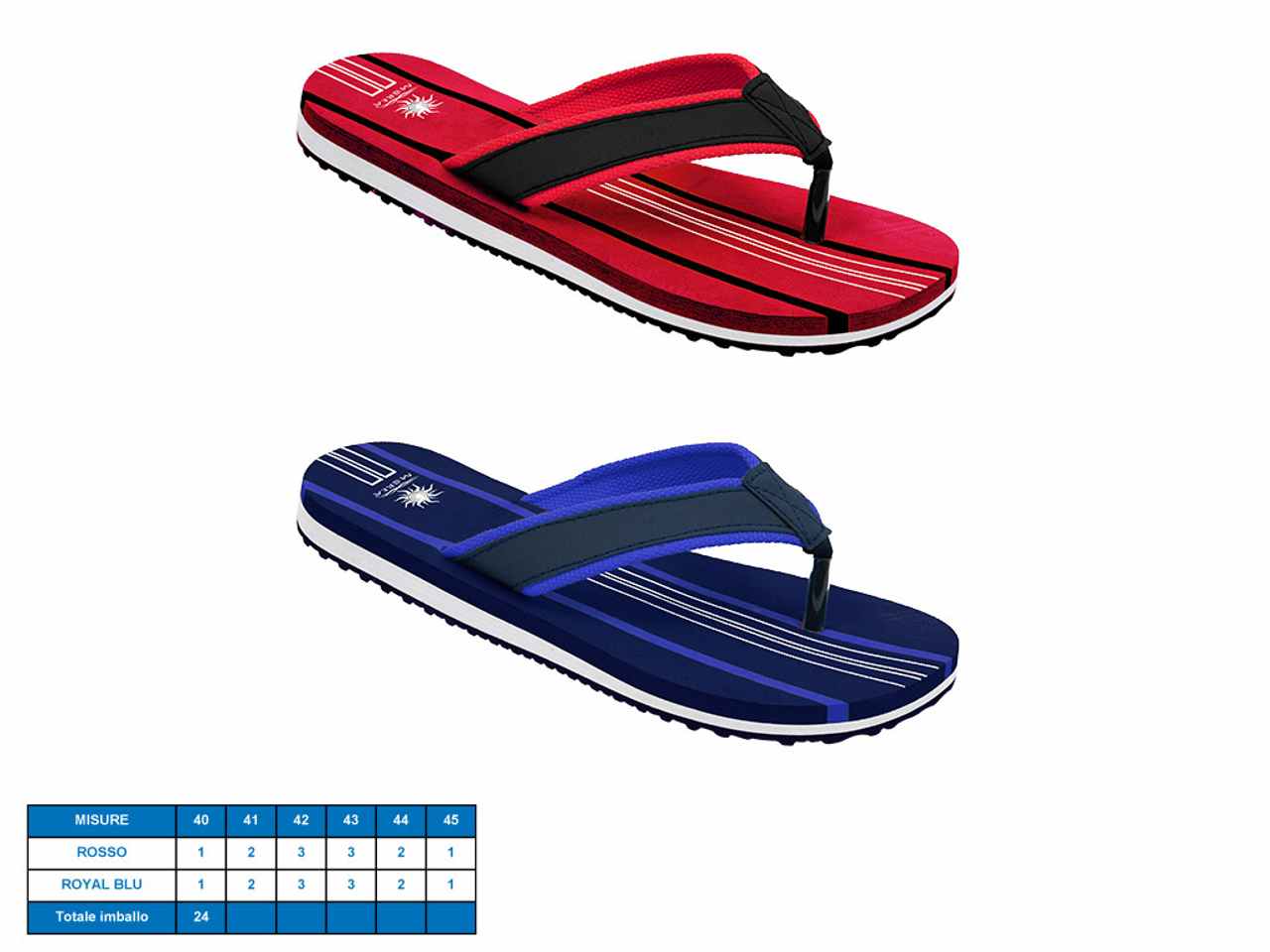 Infradito uomo modello rovigno taglie dal 40-45