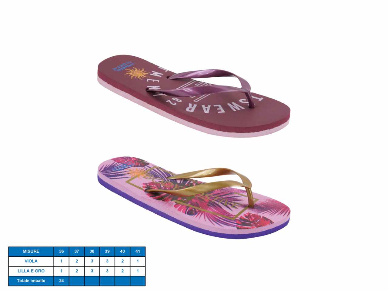 Infradito donna modello ottawa taglie dal 36-41
