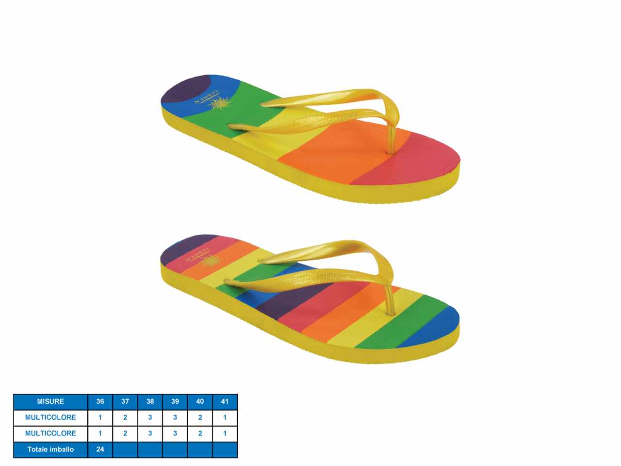 Infradito donna modello bolivia taglie dal 36-41