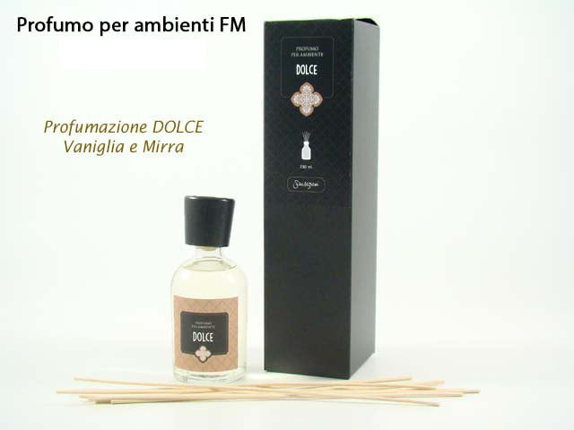 linea dolce diffusore con bacchette 250ml ambvan250