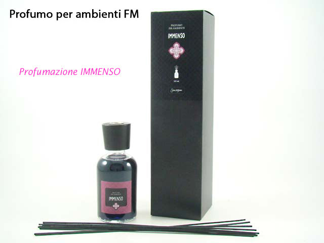 Linea immenso diffusore con bacchette 500ml ambvin500