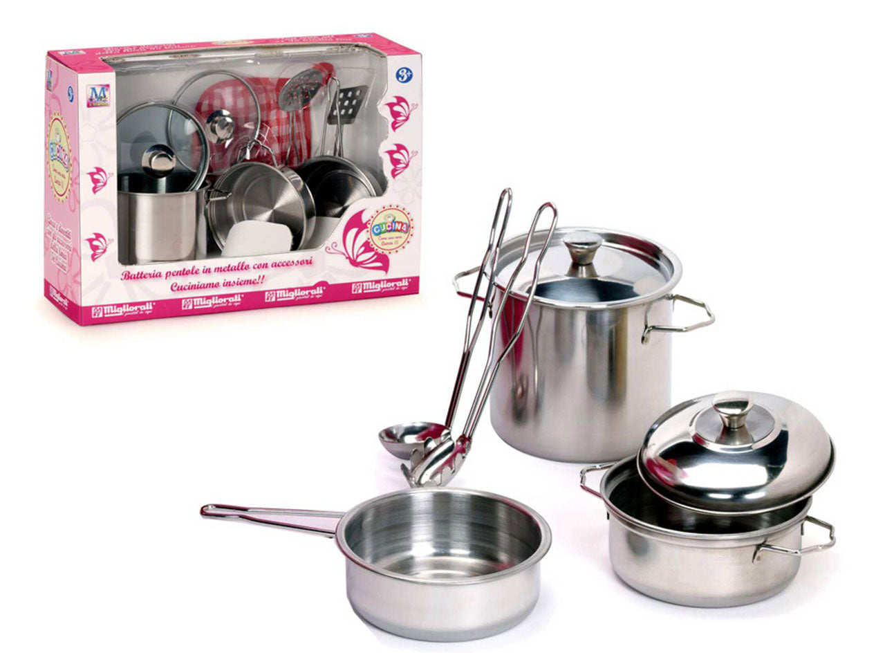 Linea cucina set pentole h.21,4x30,3x10,5 cm