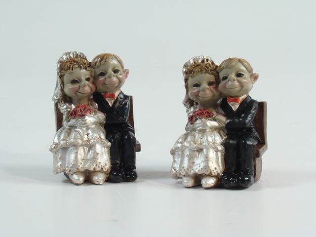 pixie resina coppia sposi cm.6 818559