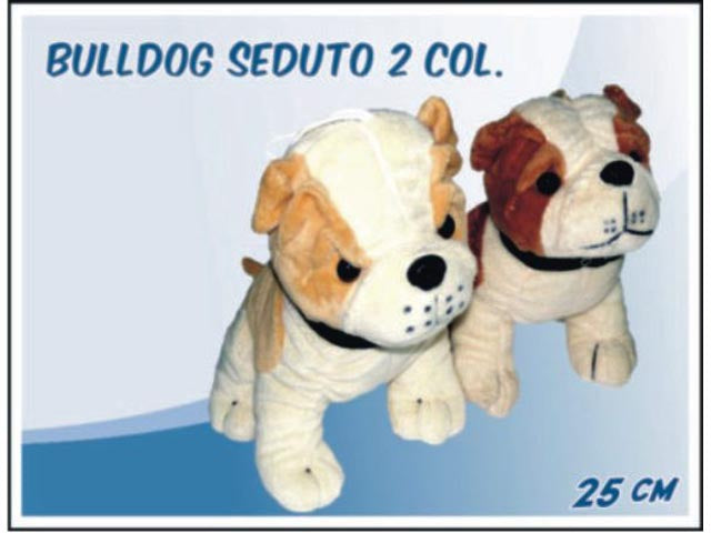 Bulldog seduto