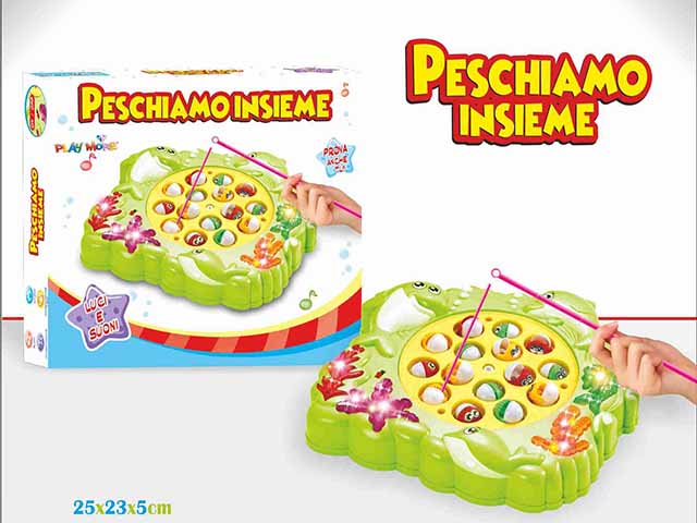 Gioco pesca c/luci e suoni