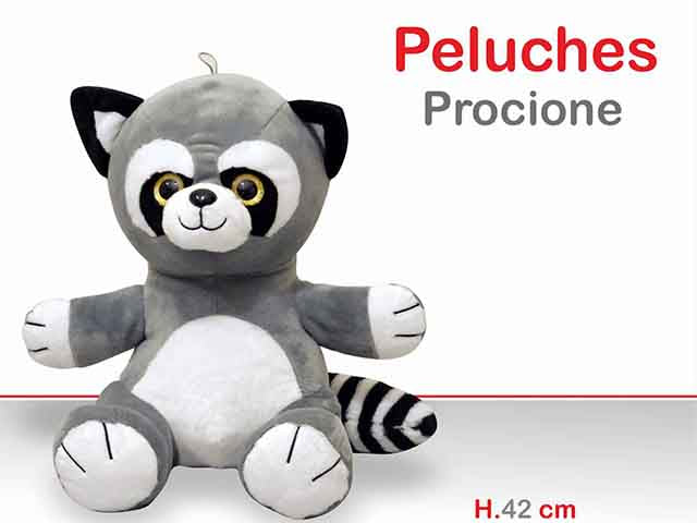 peluche procione 42cm