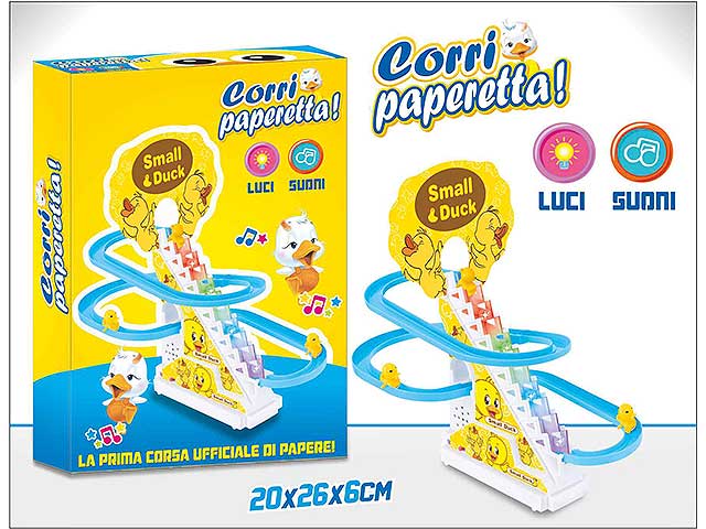 Pista paperelle luci e suoni