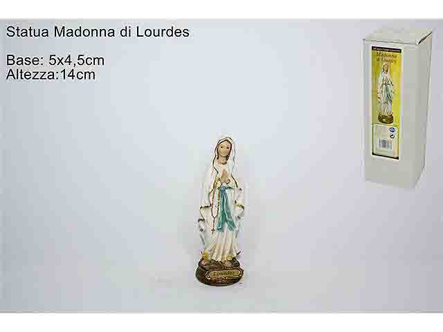 Statua madonna di lourdes 14cm gi002064