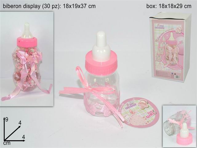 biberon p.ogg c/display rosa mi005072