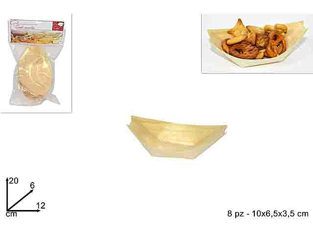 Ciotola per stuzzich. 10cm 8 pezzi ro005275