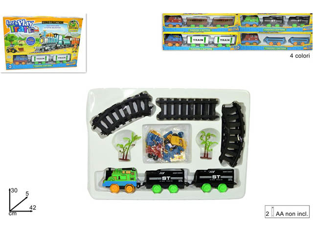 Pista treno in scatola batterie mi00789