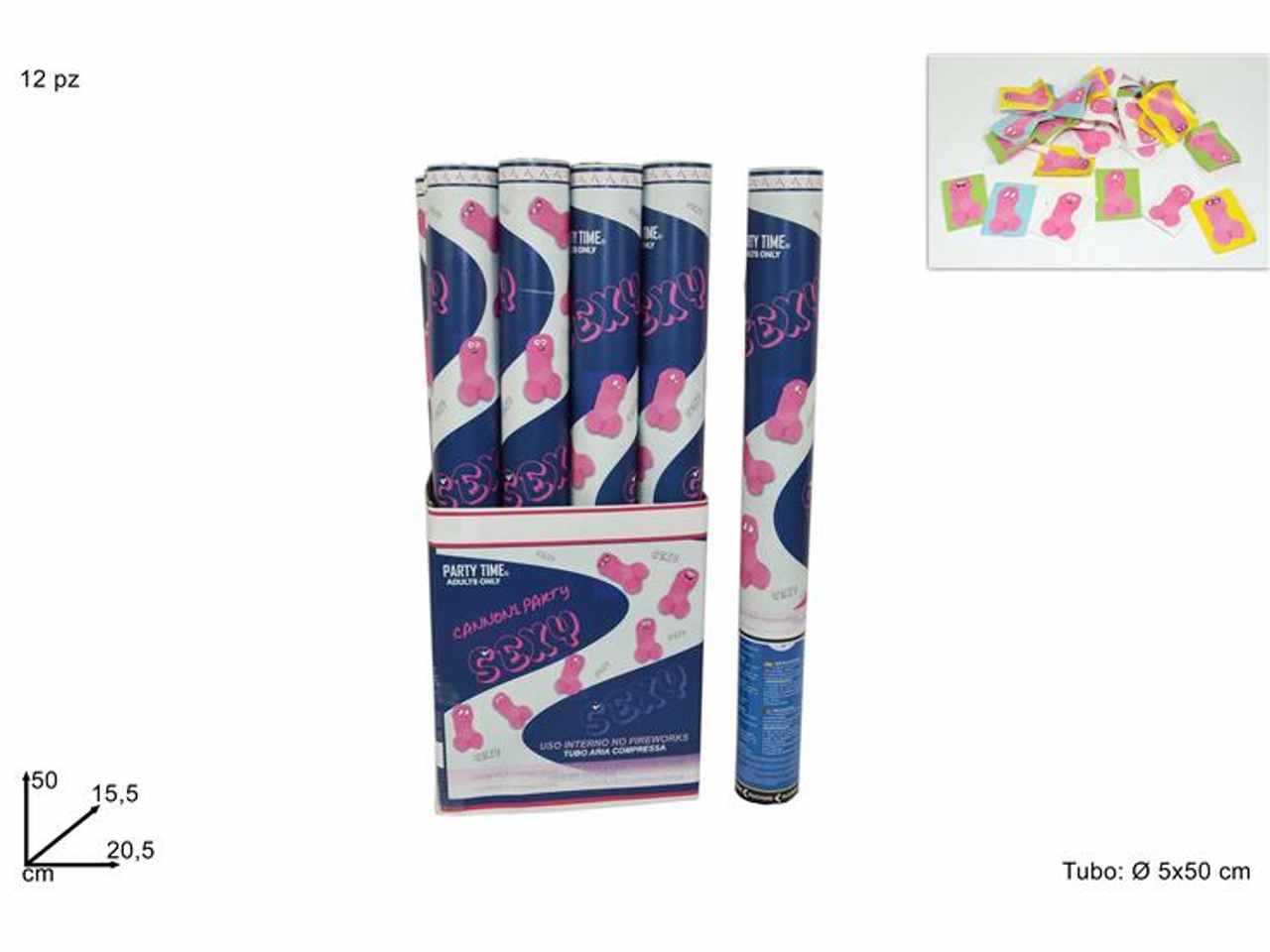 Cannone party sexy 50cm