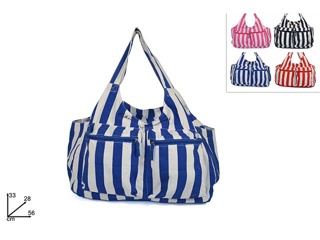 borsa spiaggia con 4 tasche
