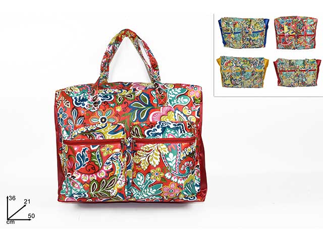 borsa spiaggia con 4 tasche