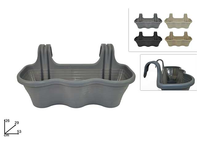 fioriera balcone 3 posti ro006727