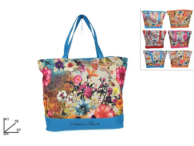 borsa spiaggia acquerello
