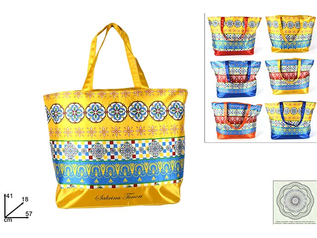 borsa spiaggia raso
