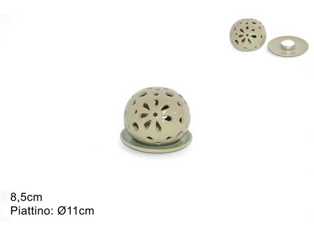 sfera ceramica porta t-light 8.5cm ca007222b
