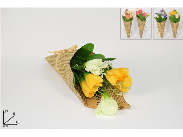 cono c/fiori tulipano cm001115