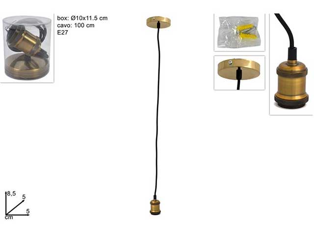 portalampada oro pvc mi013518