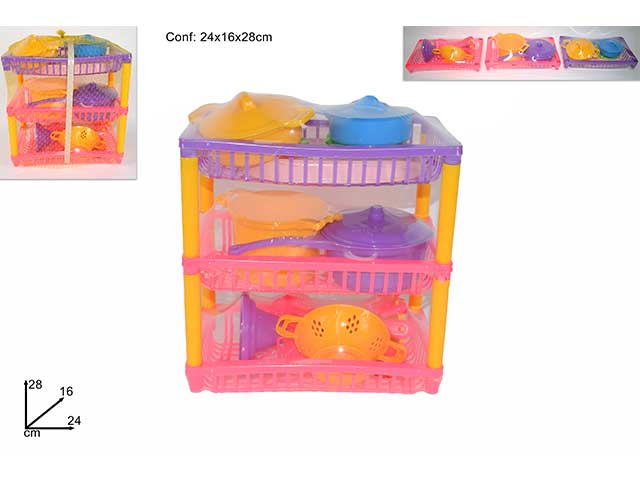 mobile con accessori cucina ro007401
