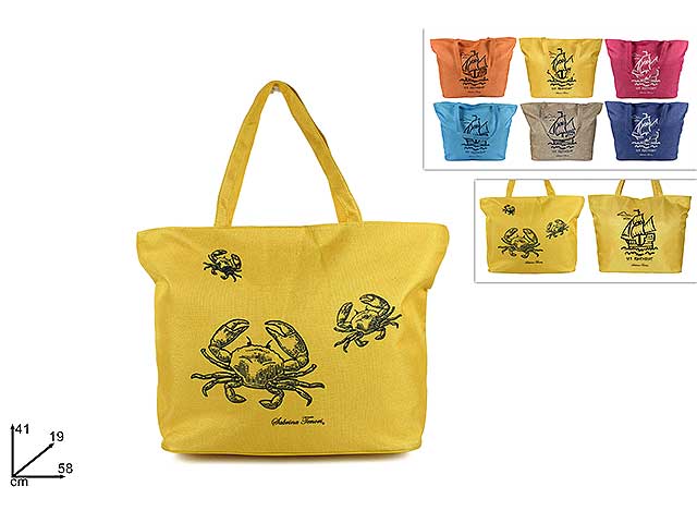 Borsa mare juta fantasia