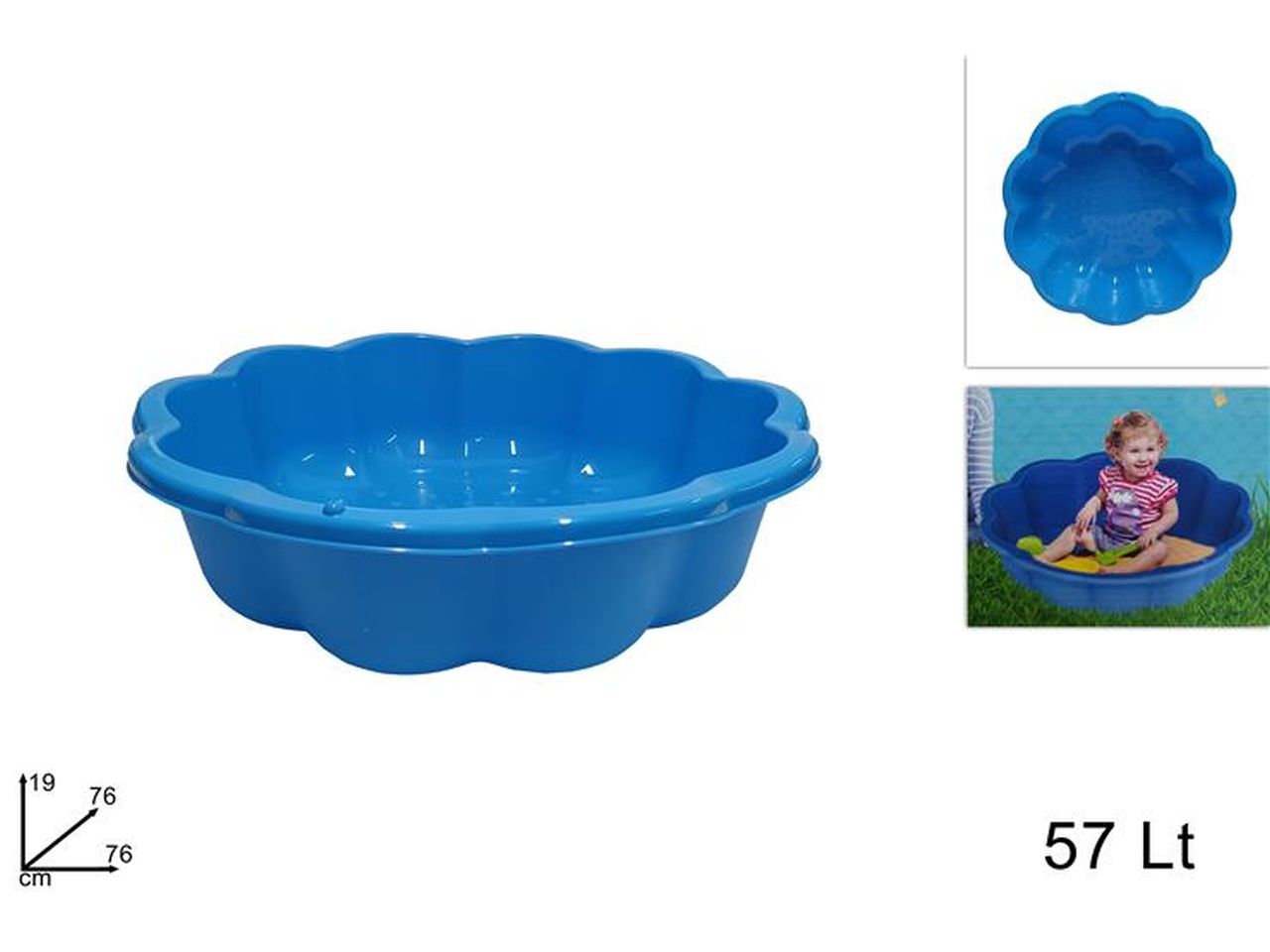 piscina per bimbi in plastica