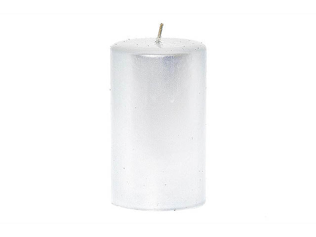 candela moccolo 15cm argento 88944