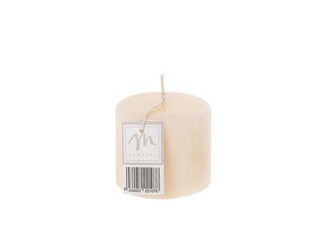Candela pillar opaca avorio h.7xd.8cm 21078