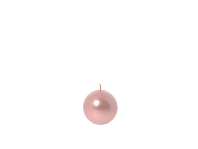 Candela sfera rose gold 6cm 68875