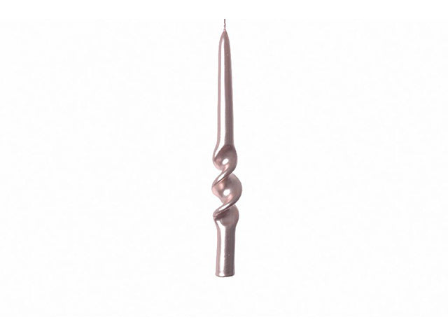 Candela spirale rose gold 25x2,2cm69261
