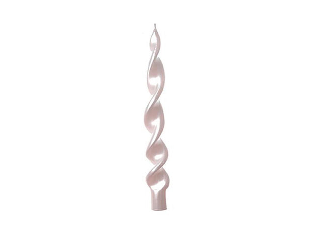 Candela natalizia linea new fiamma rose gold metallica misura h.20xd.2,2 larga 4,5cm