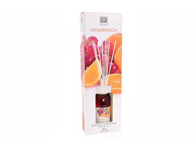 Linea bouquet diffusore con bacchette 125ml uva/aran.16484