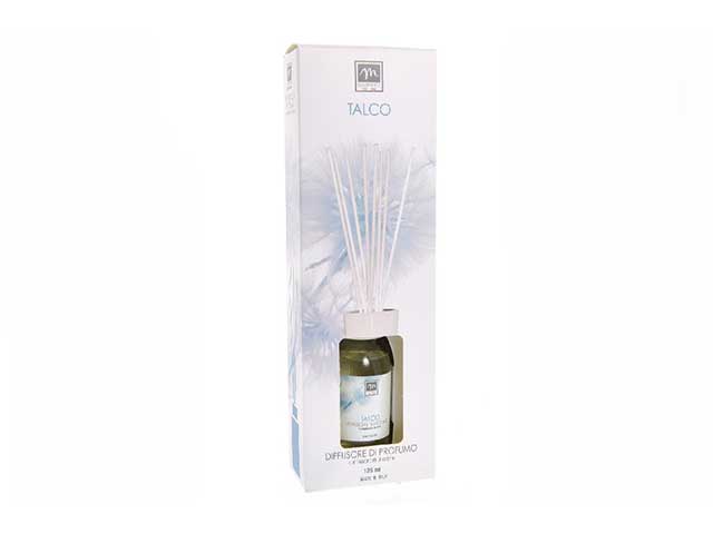 linea bouquet diffusore con bacchette 125ml talco 16538