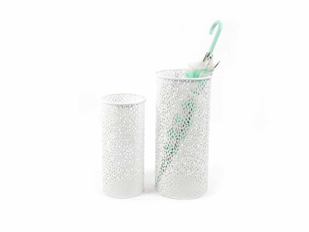 porta ombrelli in ferro 24x50cm 19x40cm 2 pezzi 20528